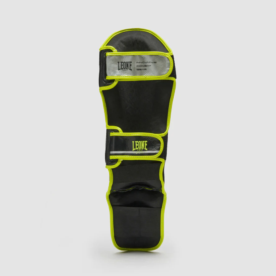 Ochraniacze Piszczeli Leone Revo Fluo PT160F z osłoną na stopy  - Image 4
