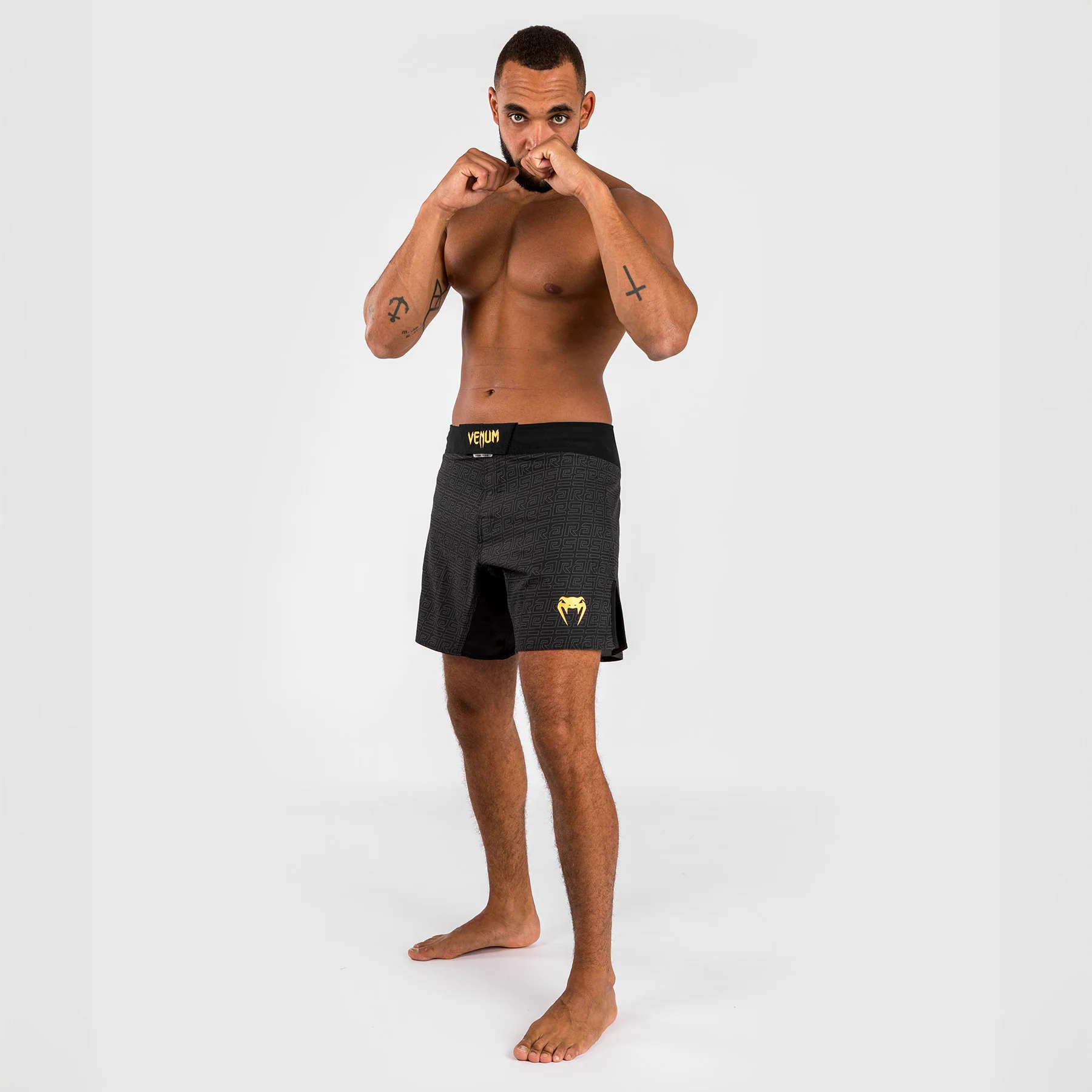 Spodenki MMA Venum X Ares 2.0 Czarny-złoty  - Image 3