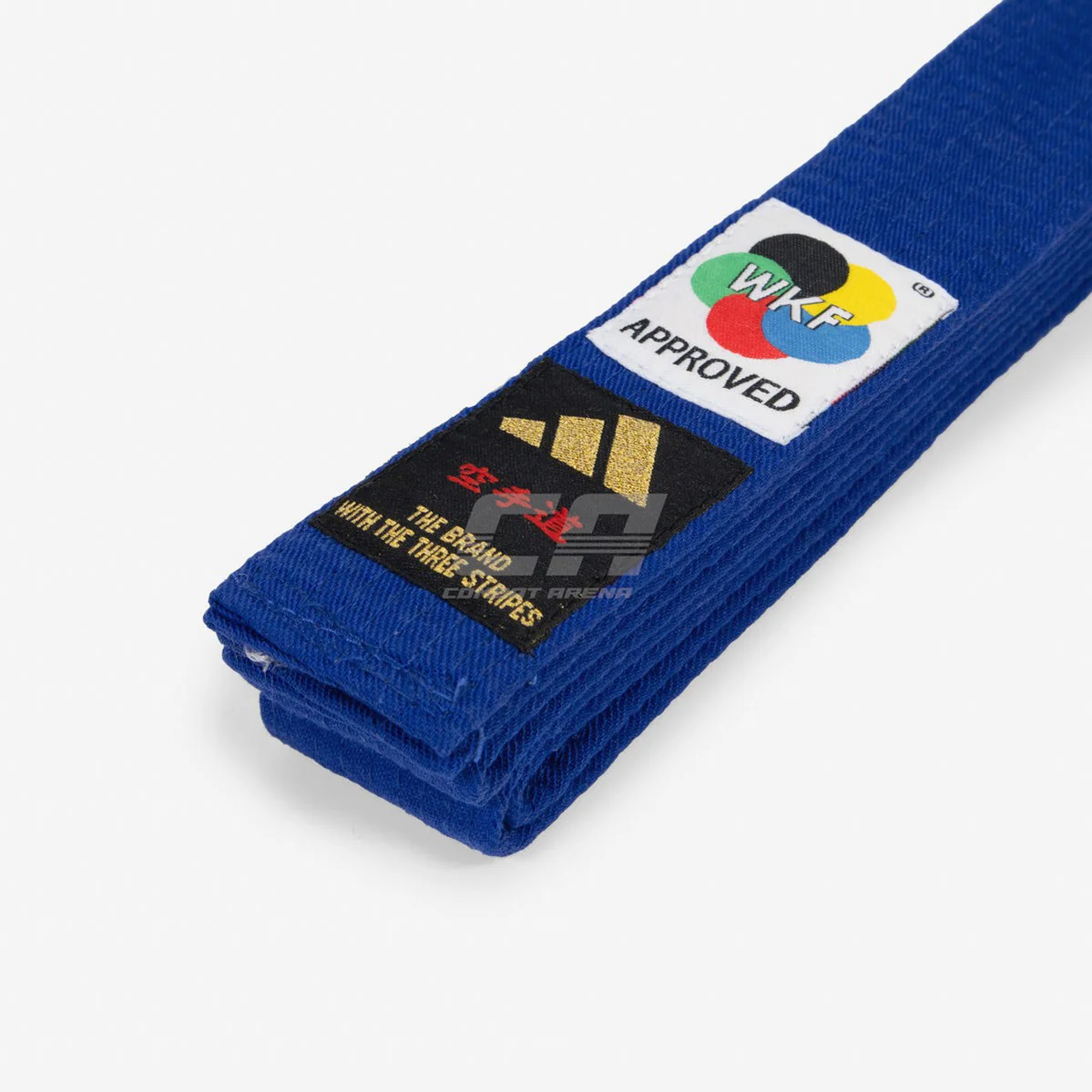 Pasek Adidas Elite WKF Niebieski z Kanji  - Image 2