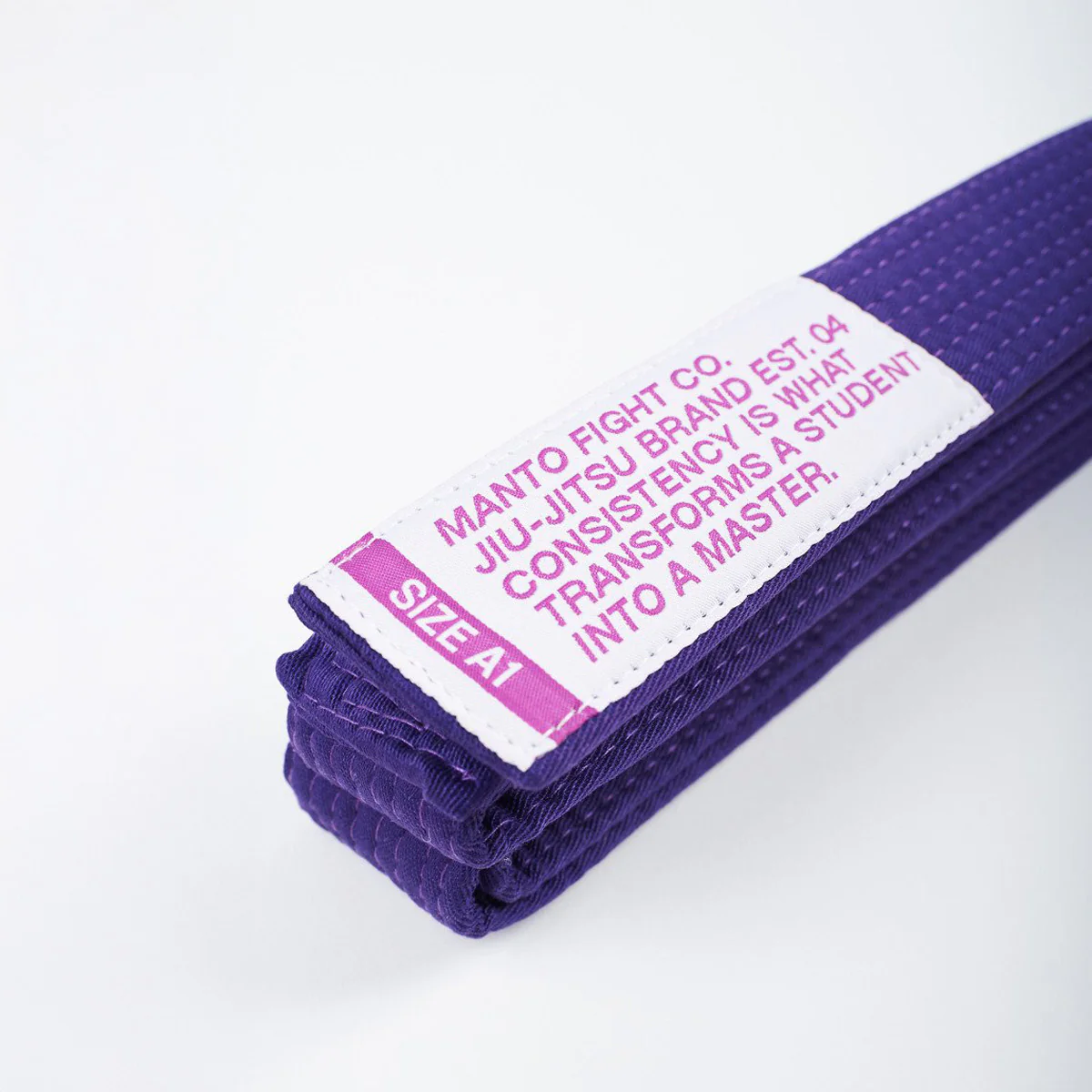 Pas BJJ Manto Motto Fioletowy  - Image 2