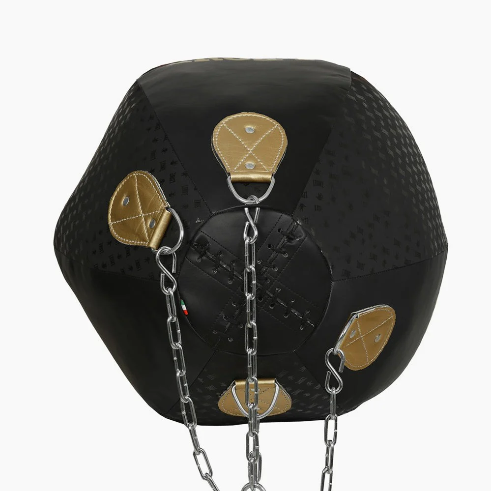 Piłka treningowa Leone 20 kg DNA AT853 Czarny-złoty  - Image 4