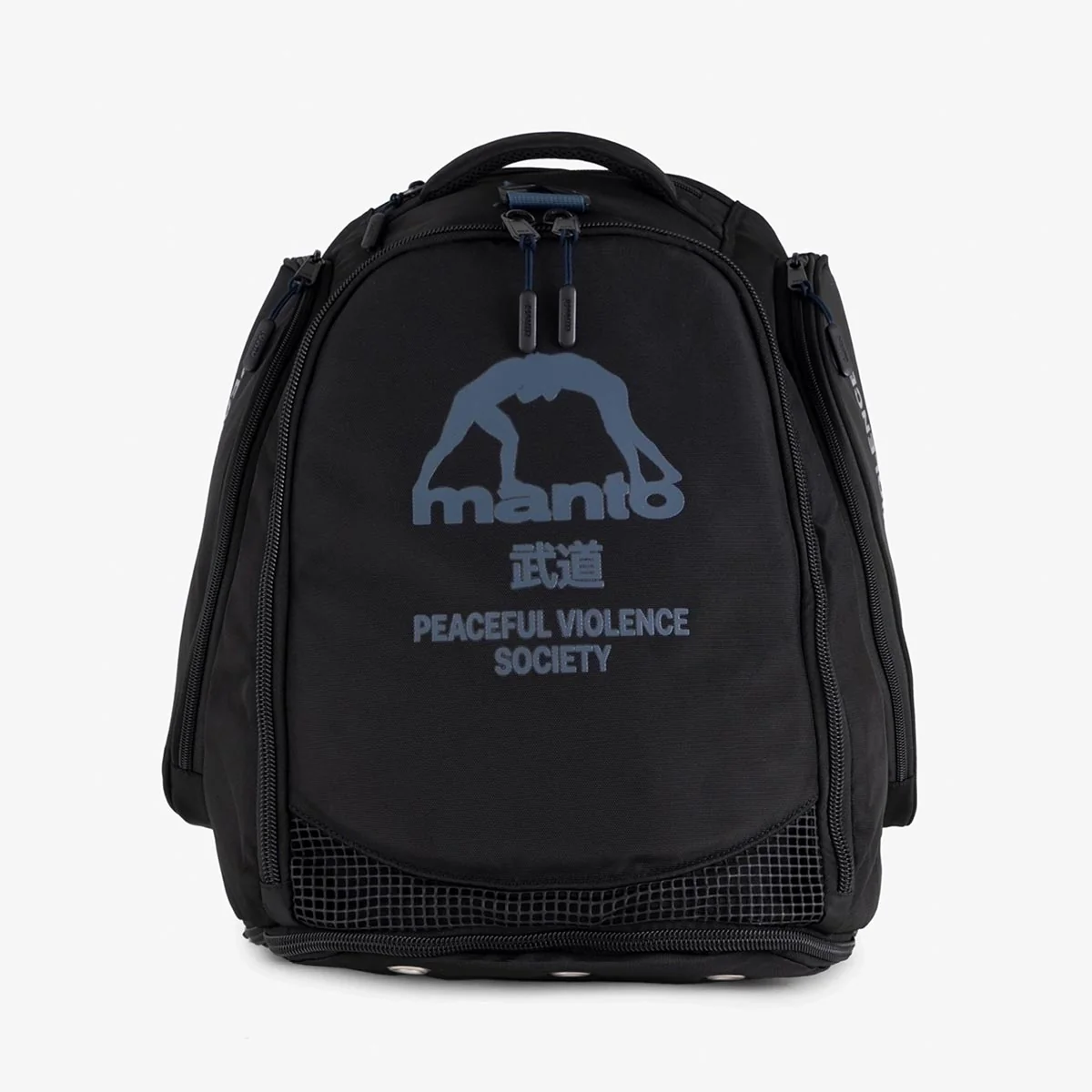 Plecak Manto SOCIETY Convertible M Czarny-niebieski  - Image 3