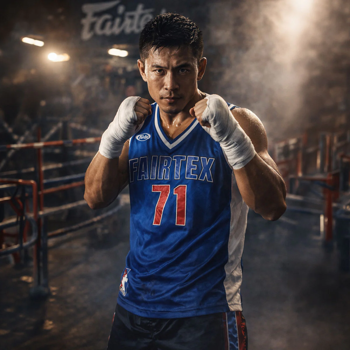 Podkoszulek Fairtex Koszulka NBA JS19 niebieska  - Image 3