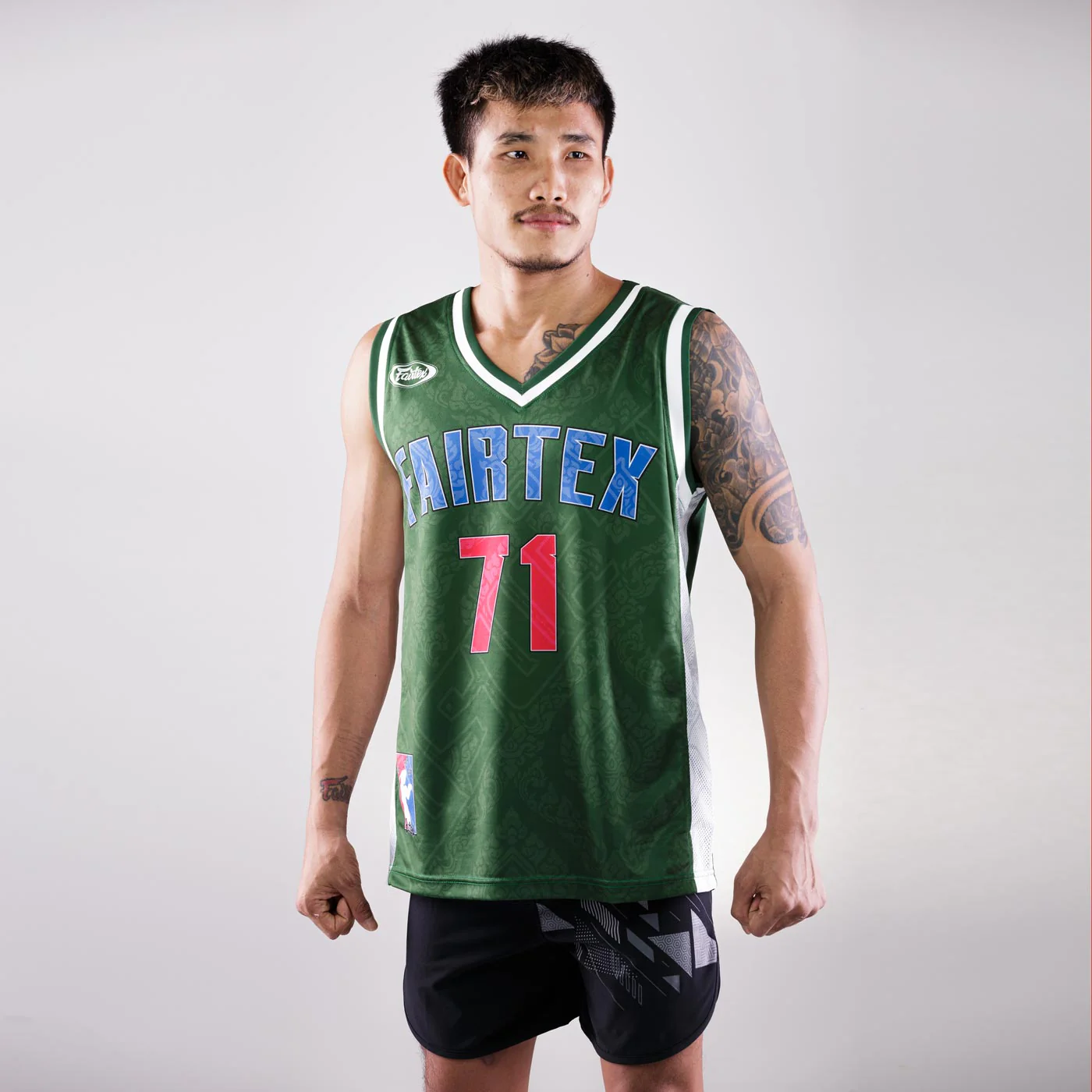 Podkoszulek Fairtex Koszulka NBA JS19 Zielona  - Image 5