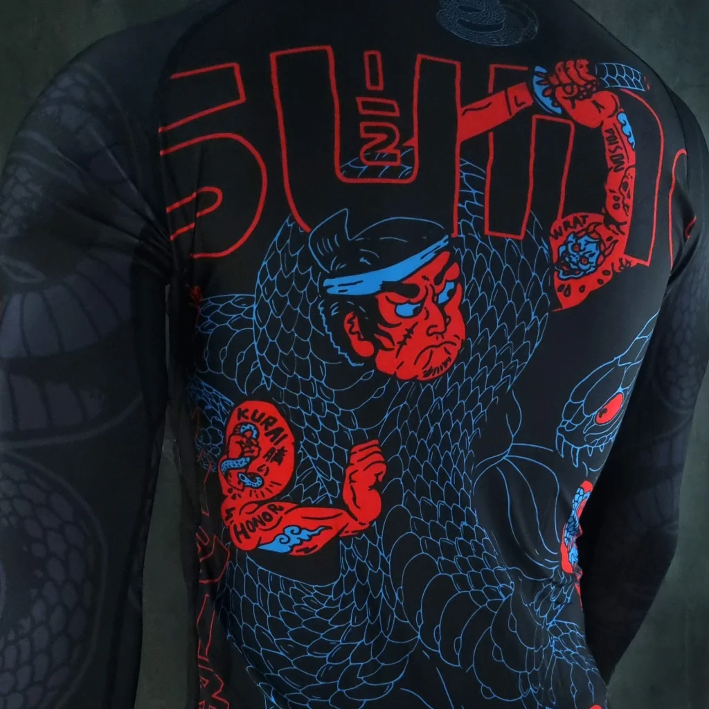 Rashguard Half Sumo Black Mamba Neon długi rękaw  - Image 13