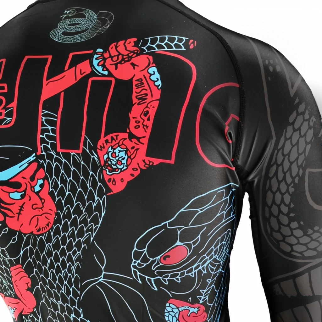 Rashguard Half Sumo Black Mamba Neon długi rękaw  - Image 3