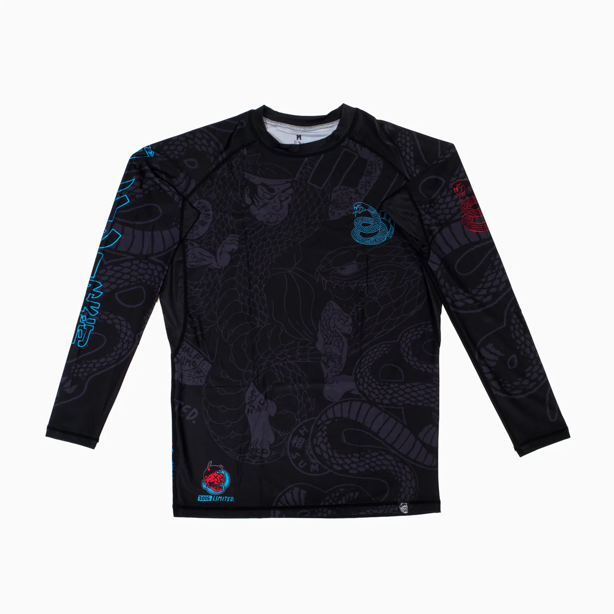 Rashguard Half Sumo Black Mamba Neon długi rękaw  - Image 4