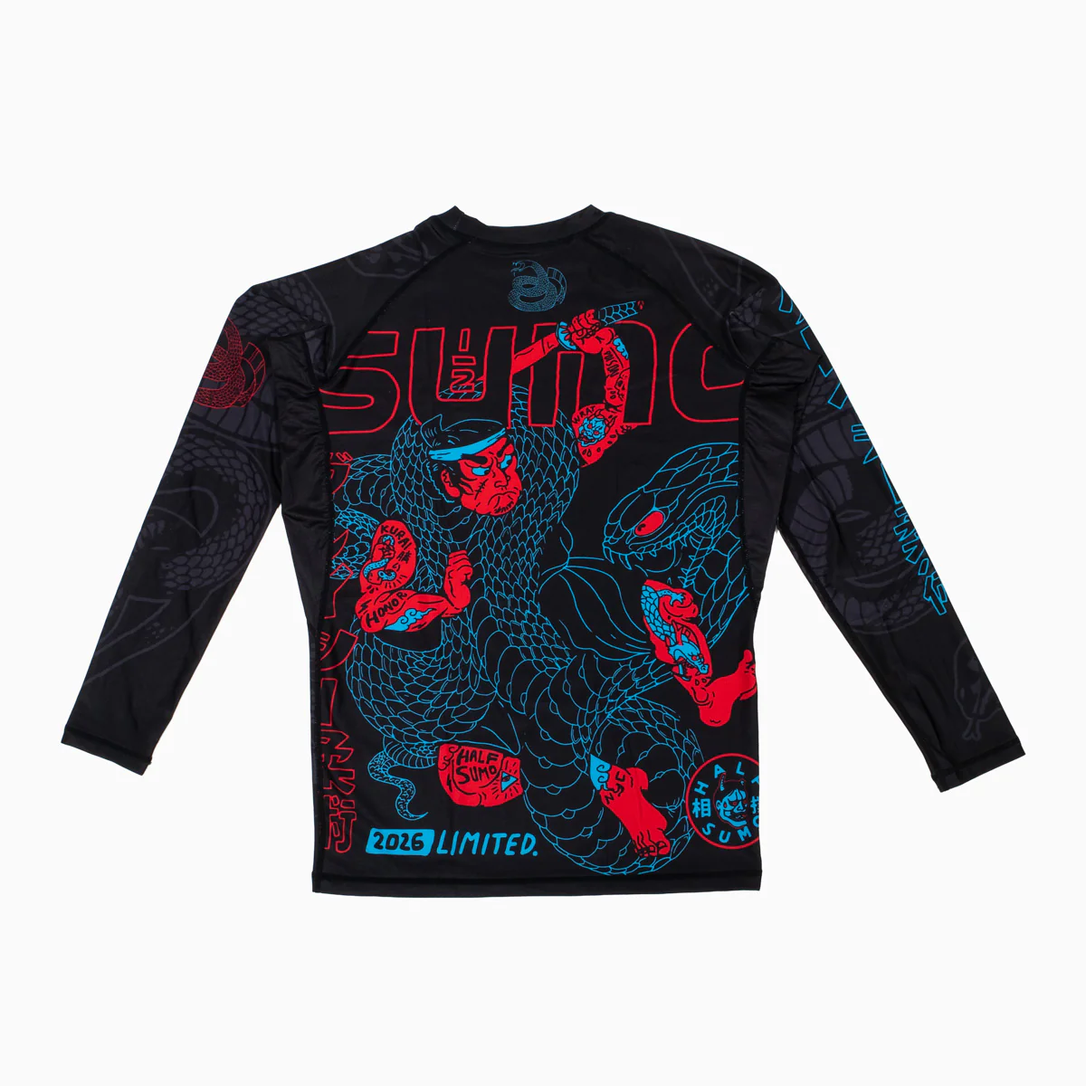 Rashguard Half Sumo Black Mamba Neon długi rękaw  - Image 7