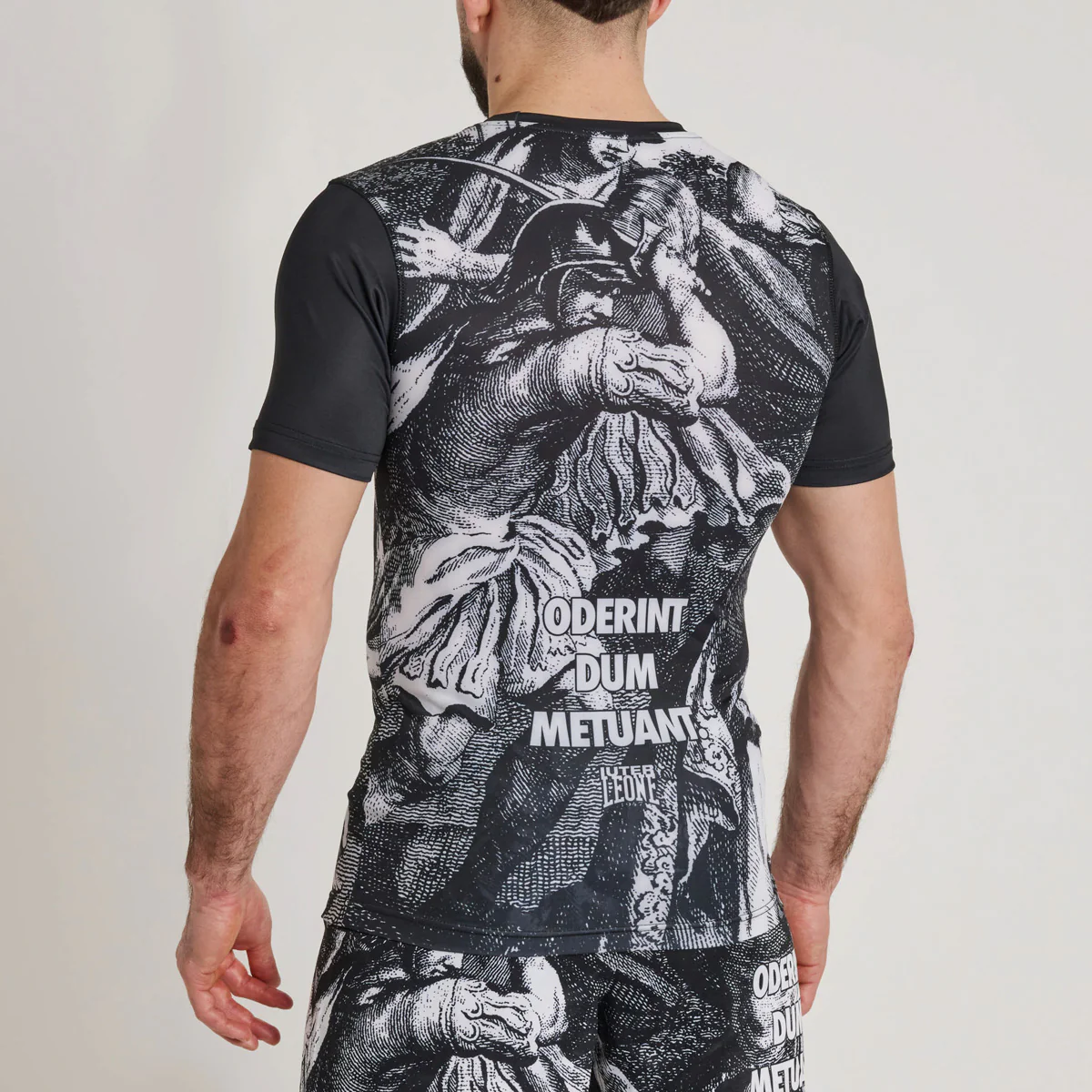 Rashguard Leone IUTER Barbed Wire AB06IU Czarne  - Image 2