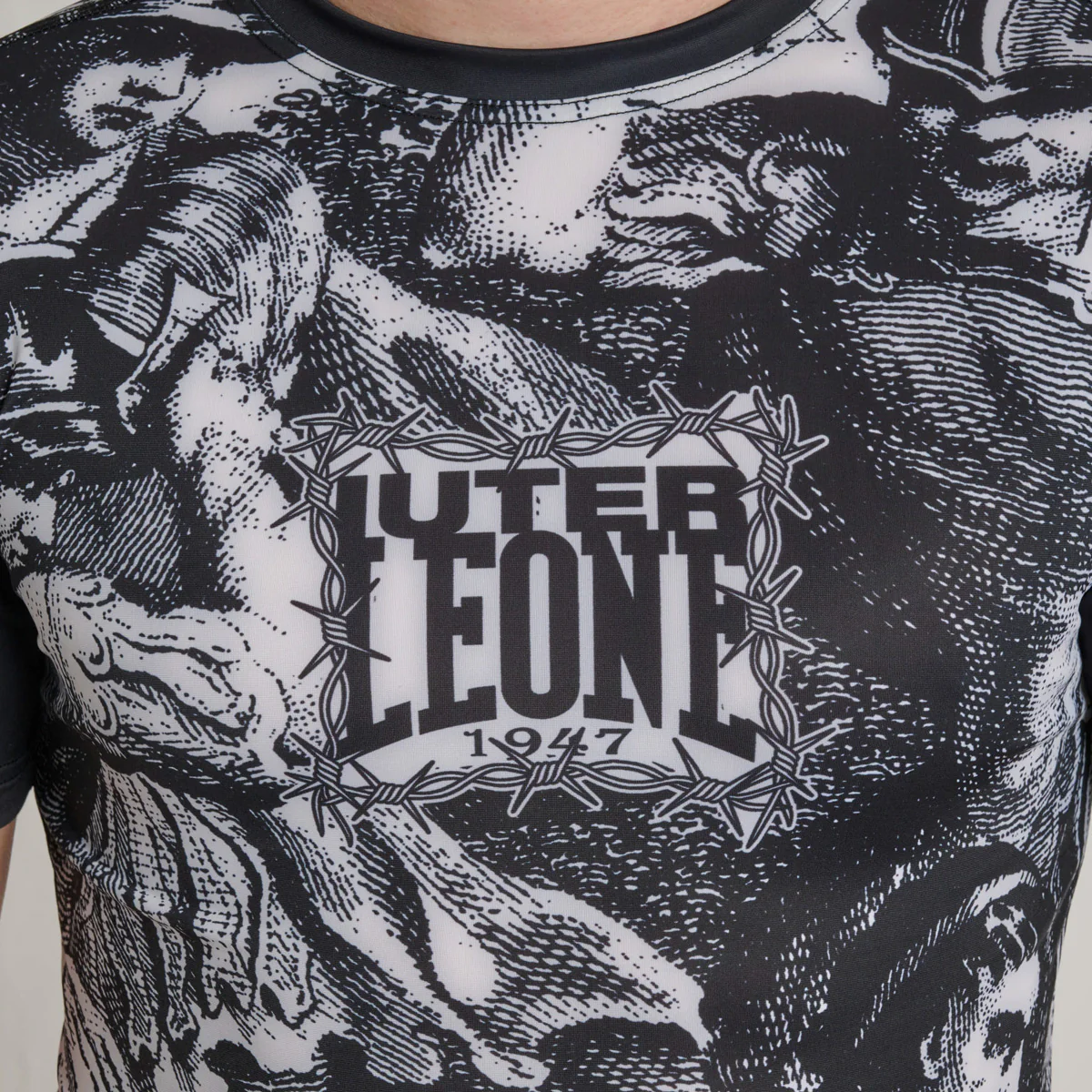 Rashguard Leone IUTER Barbed Wire AB06IU Czarne  - Image 5