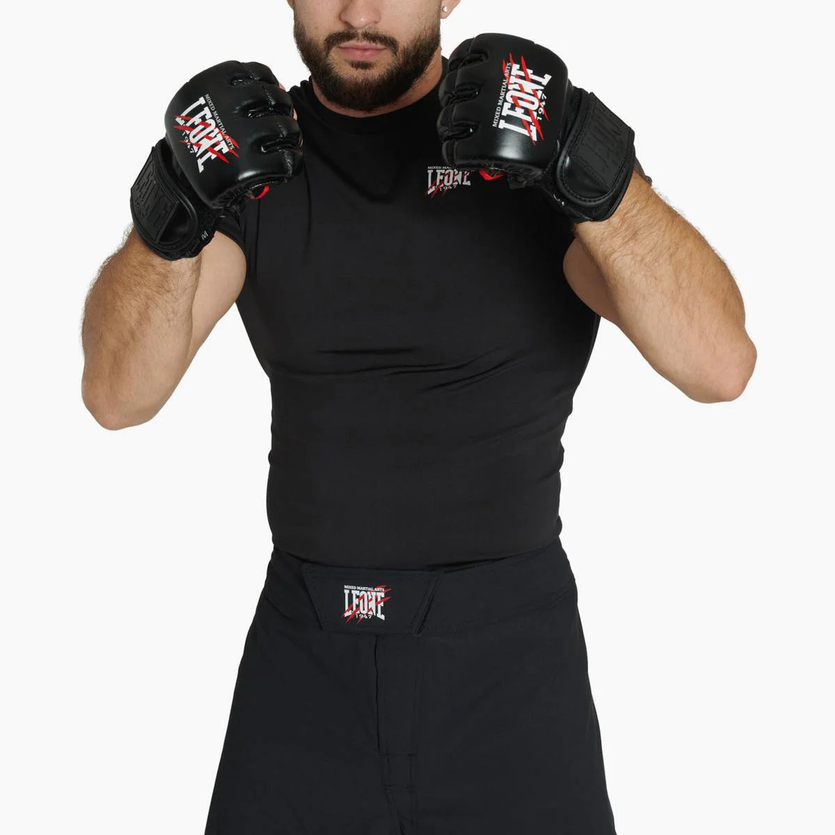 Rashguard Leone Primal Instinct AB917 krótki rękaw Czarny  - Image 4