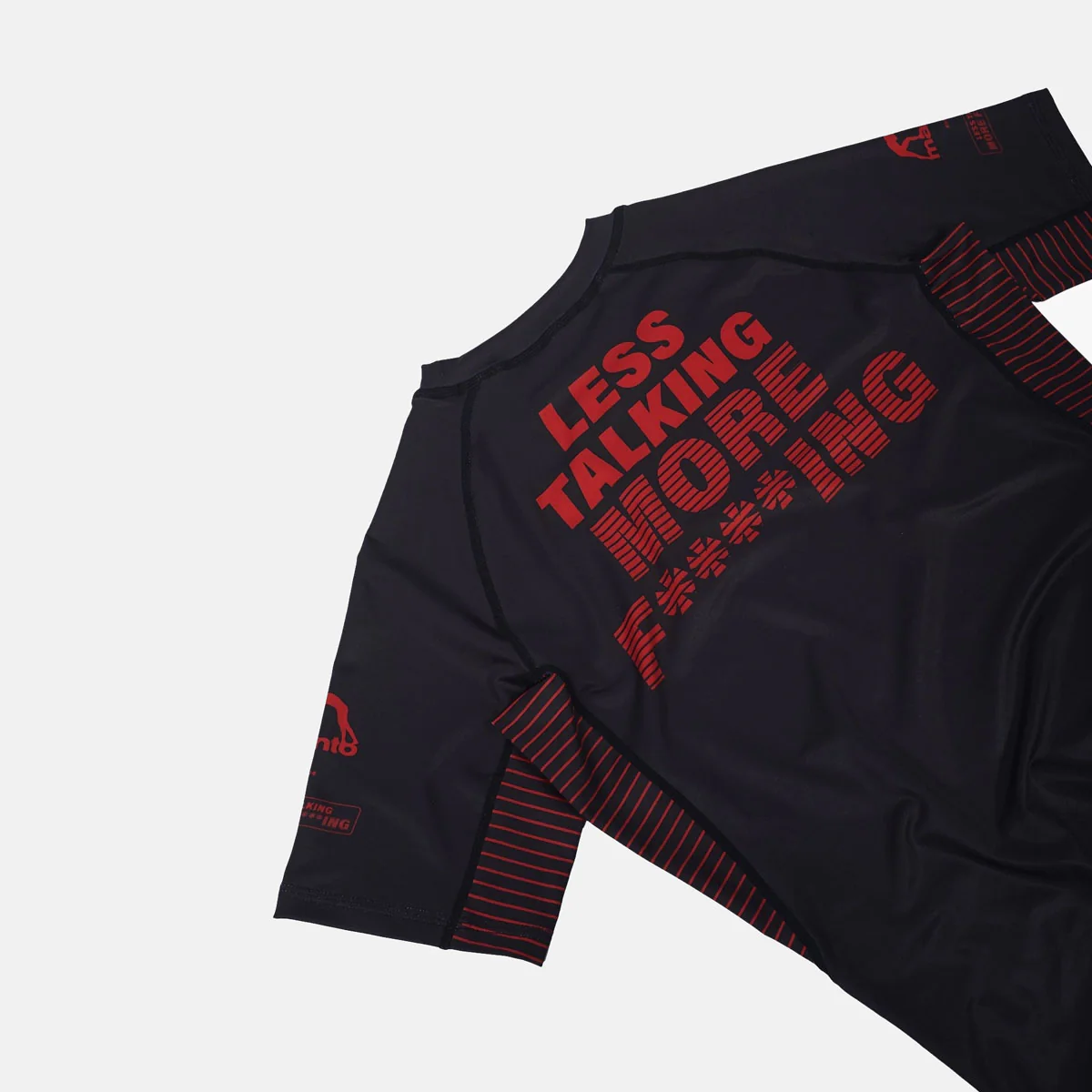Rashguard Manto Fighting krótki rękaw Czarny  - Image 2