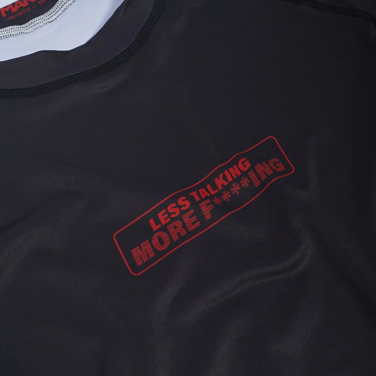 Rashguard Manto Fighting krótki rękaw Czarny  - Image 3