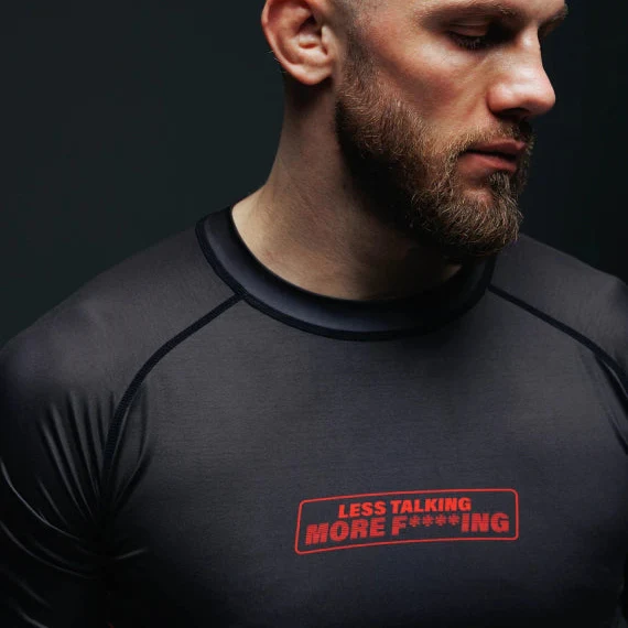 Rashguard Manto Fighting krótki rękaw Czarny  - Image 5