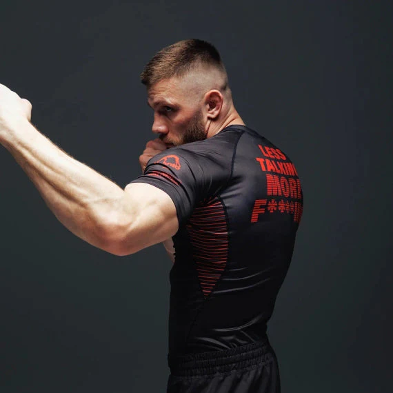 Rashguard Manto Fighting krótki rękaw Czarny  - Image 6
