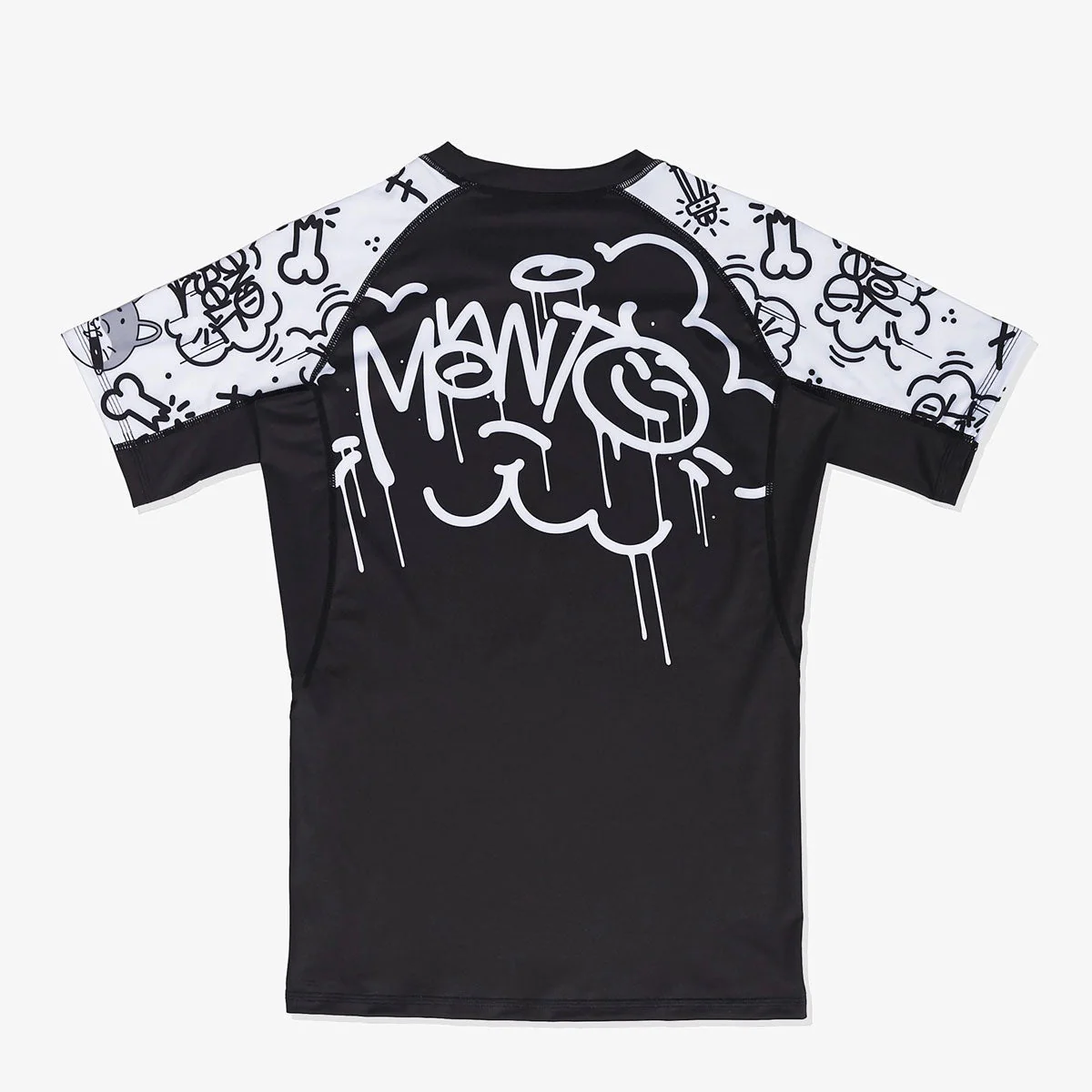 Rashguard Manto Debza z krótkim rękawem Czarny  - Image 2
