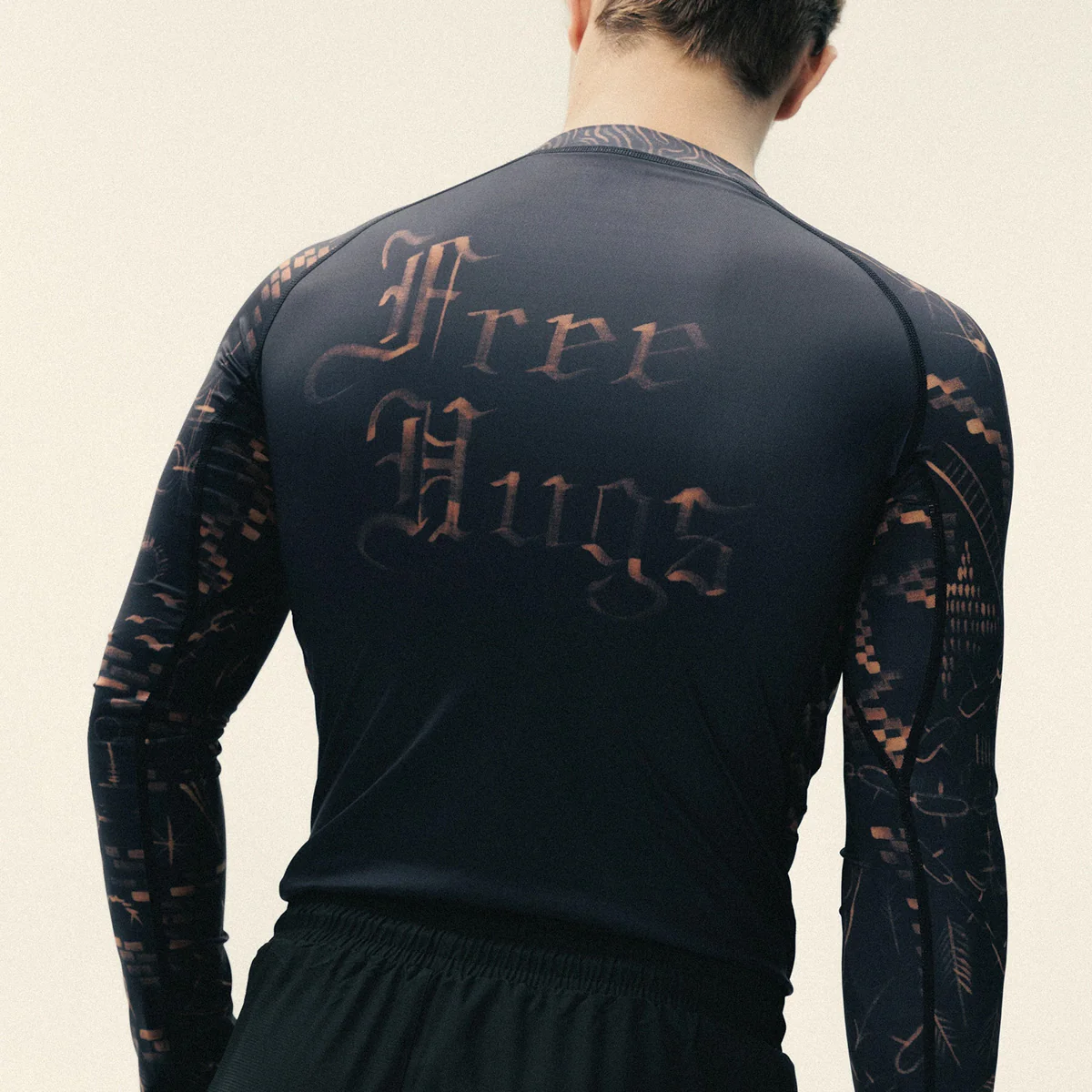 Rashguard Manto Długie rękawy Free Hugs - Image 10
