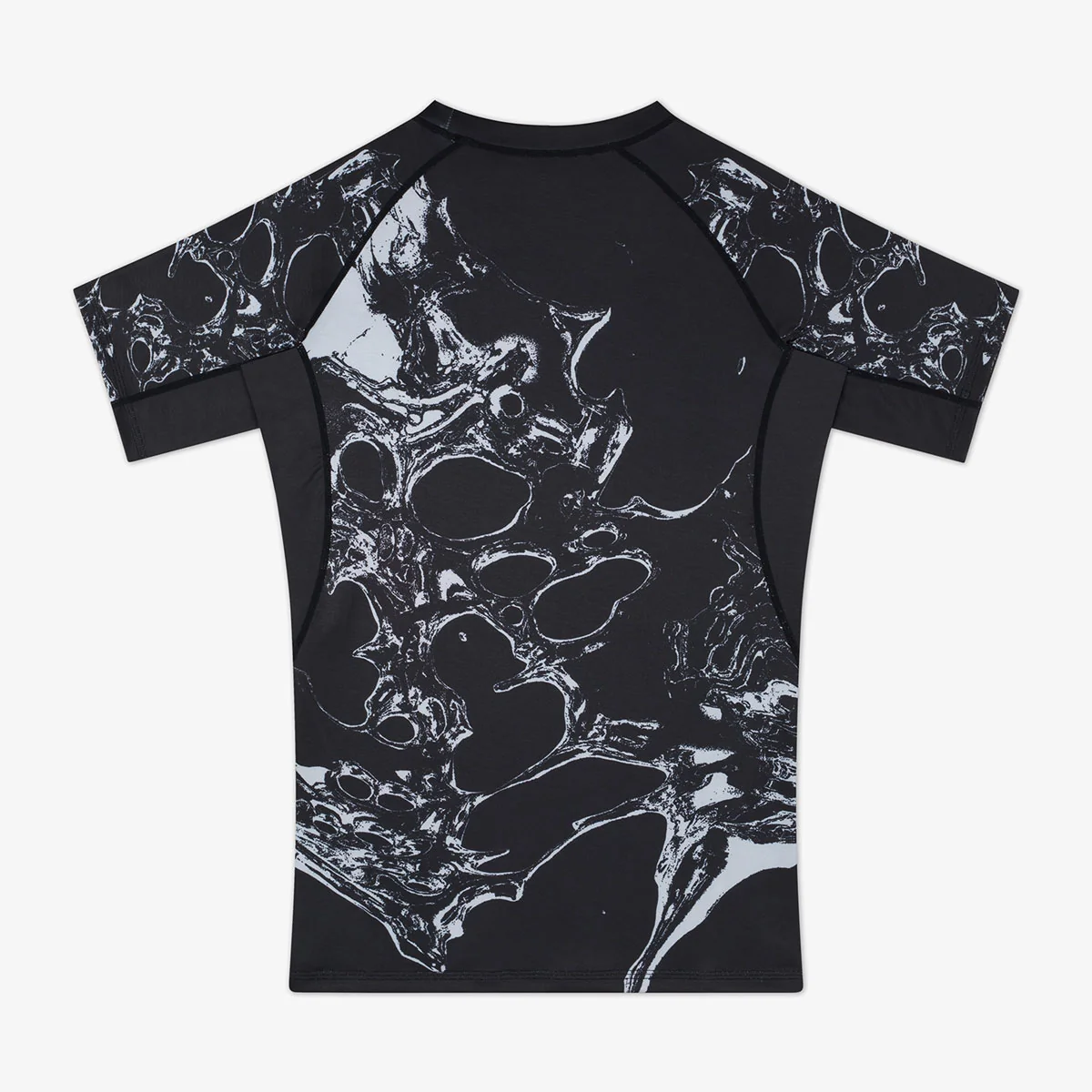 Rashguard Manto Flux krótki rękaw Czarny  - Image 2