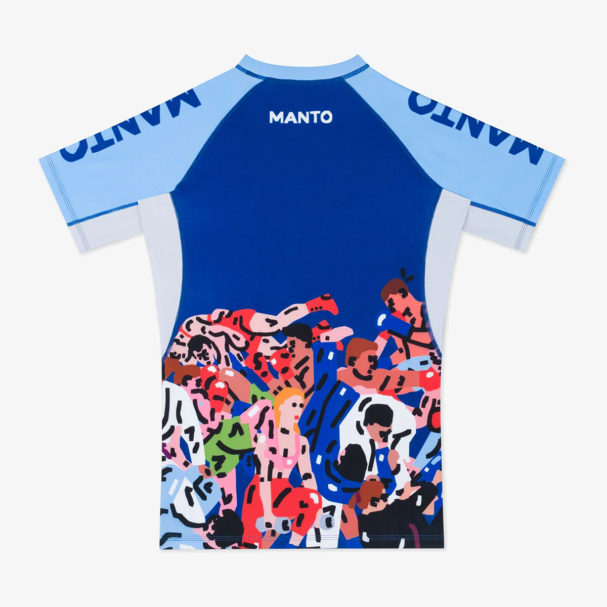 Rashguard Manto Gym 3.0 krótki rękaw Niebieski  - Image 2
