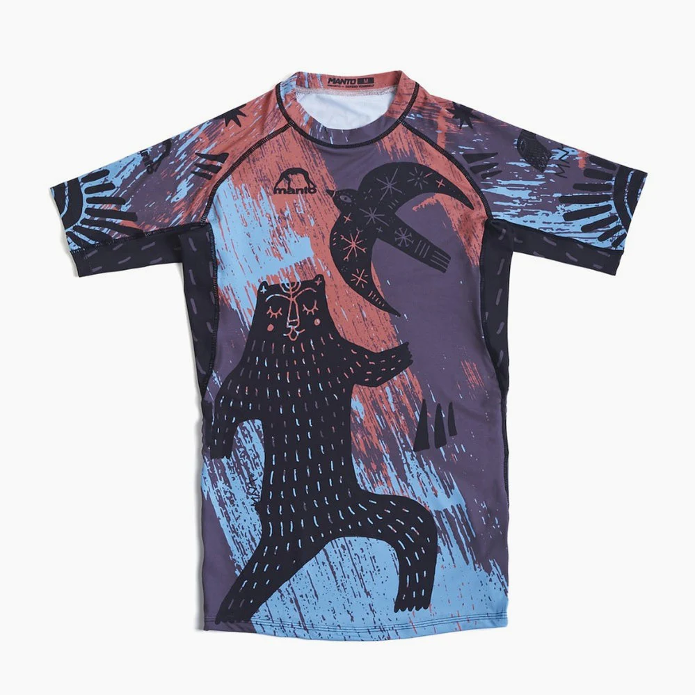 Rashguard Manto Livings krótki rękaw Wielokolorowy  - Image 3