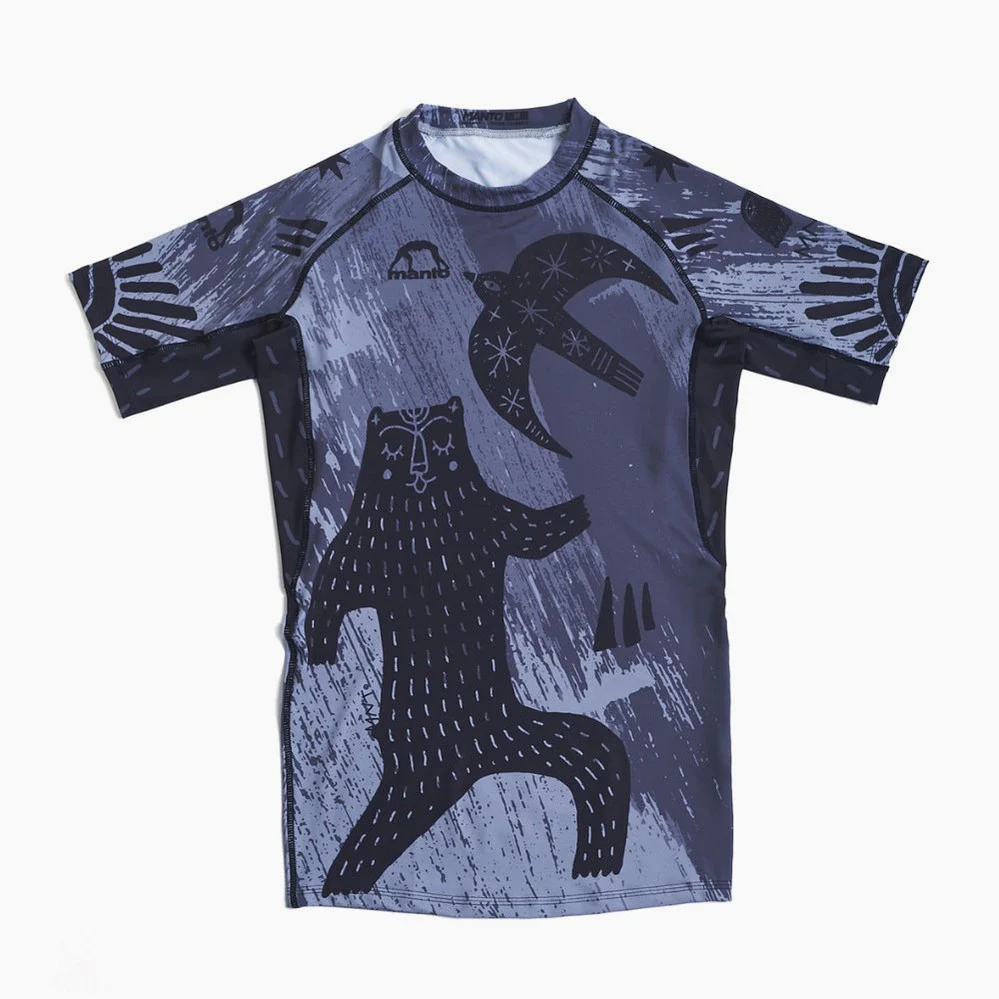 Rashguard Manto Koszulki z krótkim rękawem Szary  - Image 4