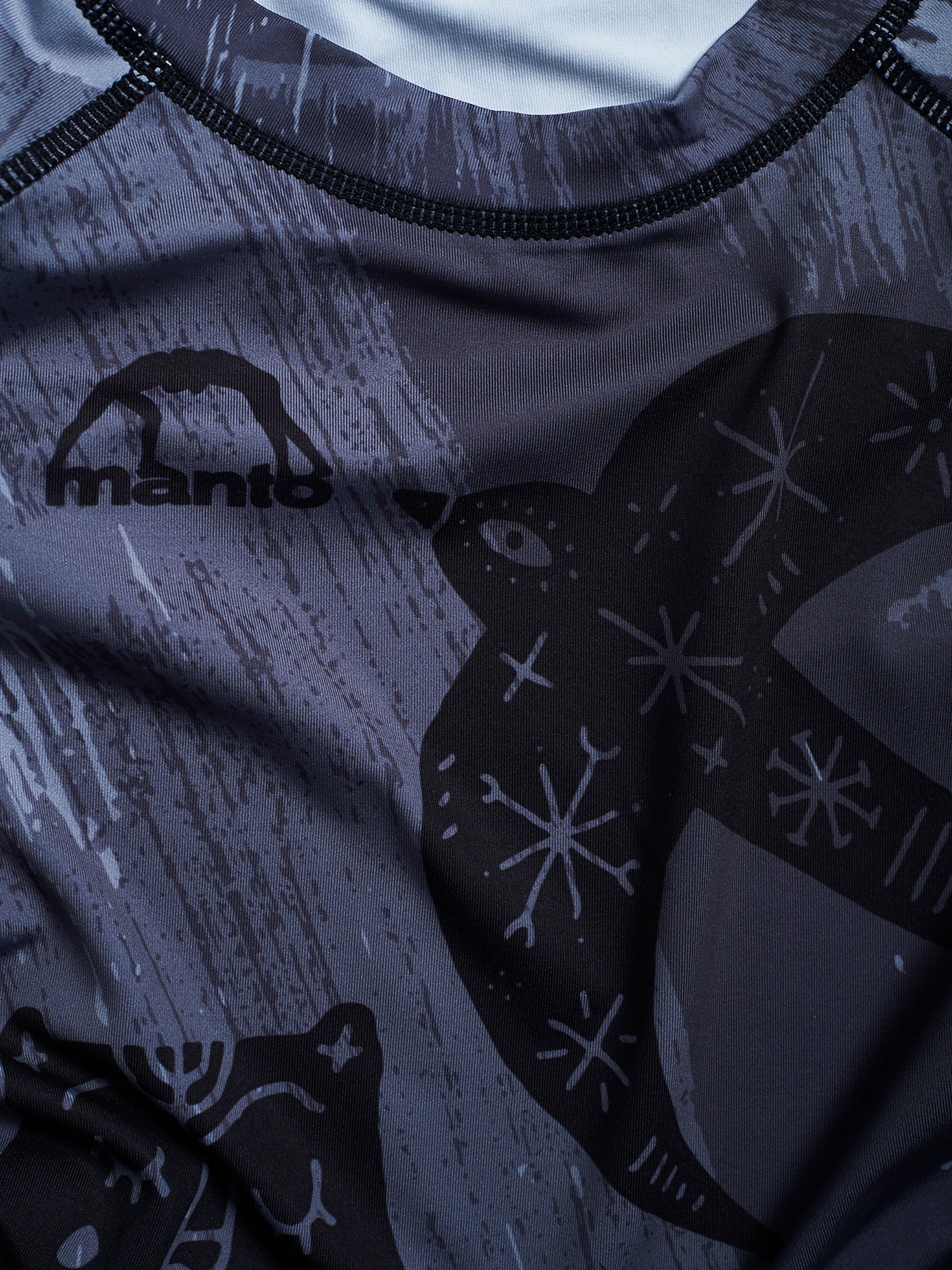 Rashguard Manto Koszulki z krótkim rękawem Szary  - Image 6