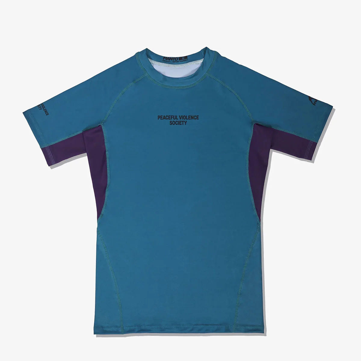 Rashguard Manto Society krótki rękaw Zielony  - Image 2