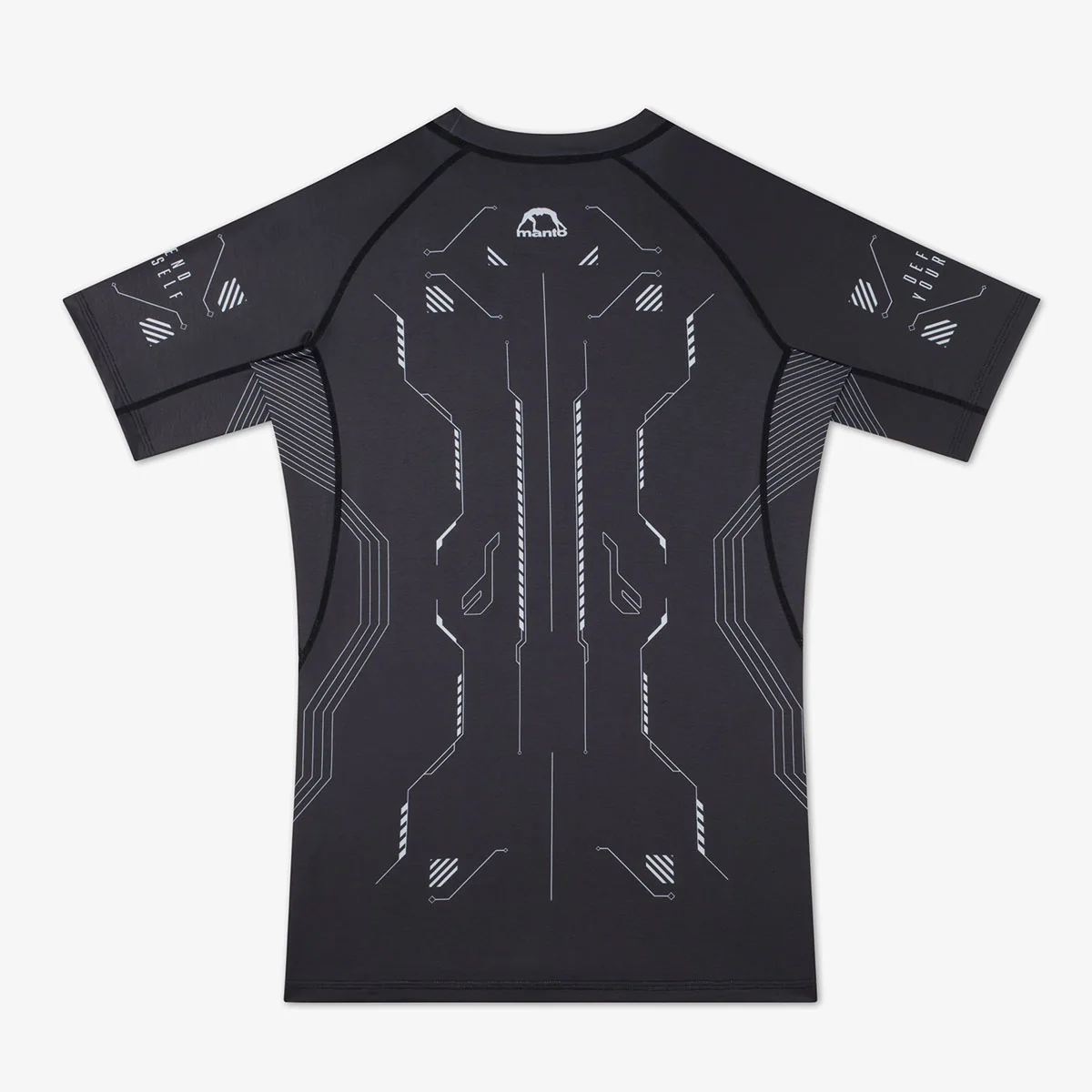 Rashguard Manto Shield krótki rękaw Czarny  - Image 2