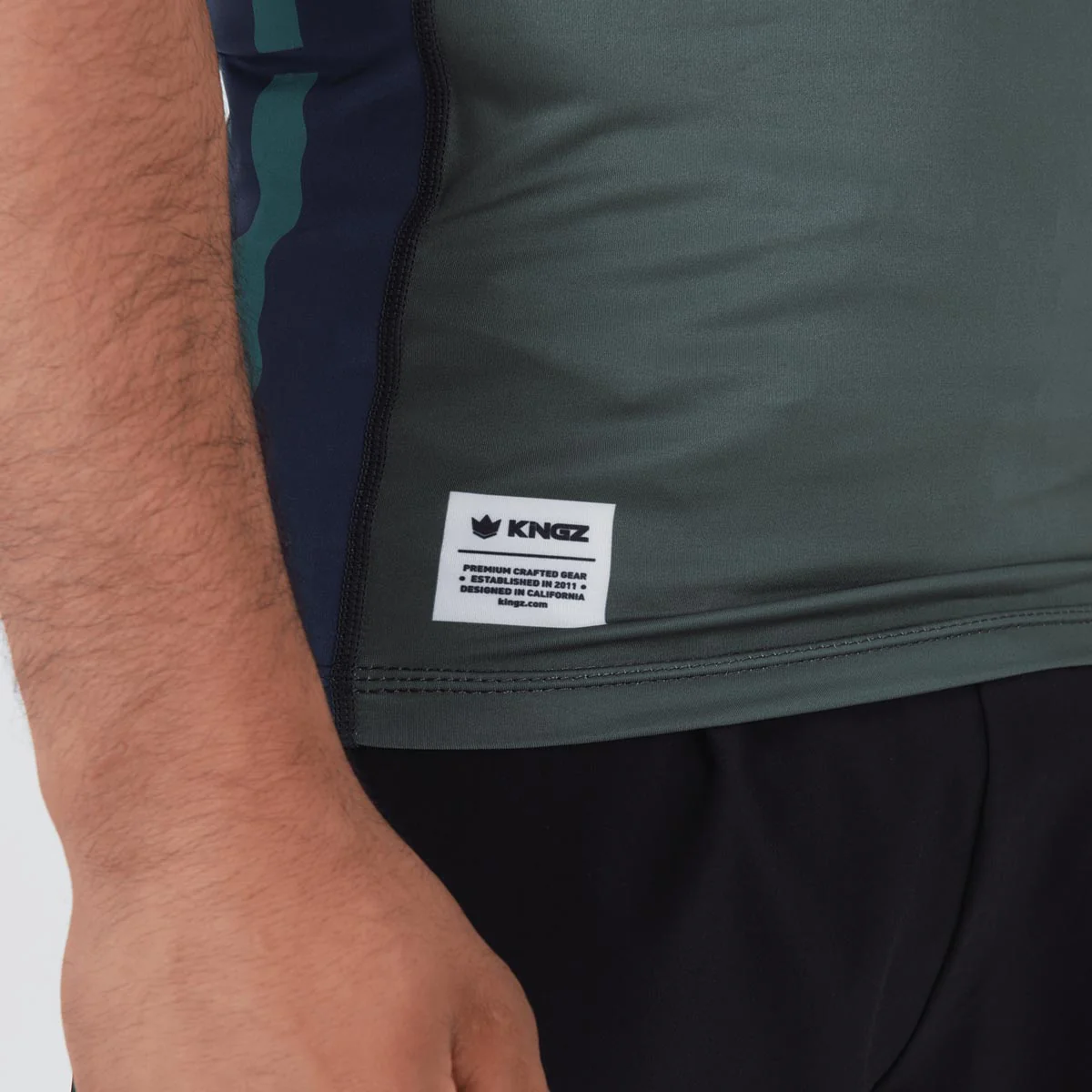 Rashguard krótki rękaw No-Gi Kingz Draft  - Image 9