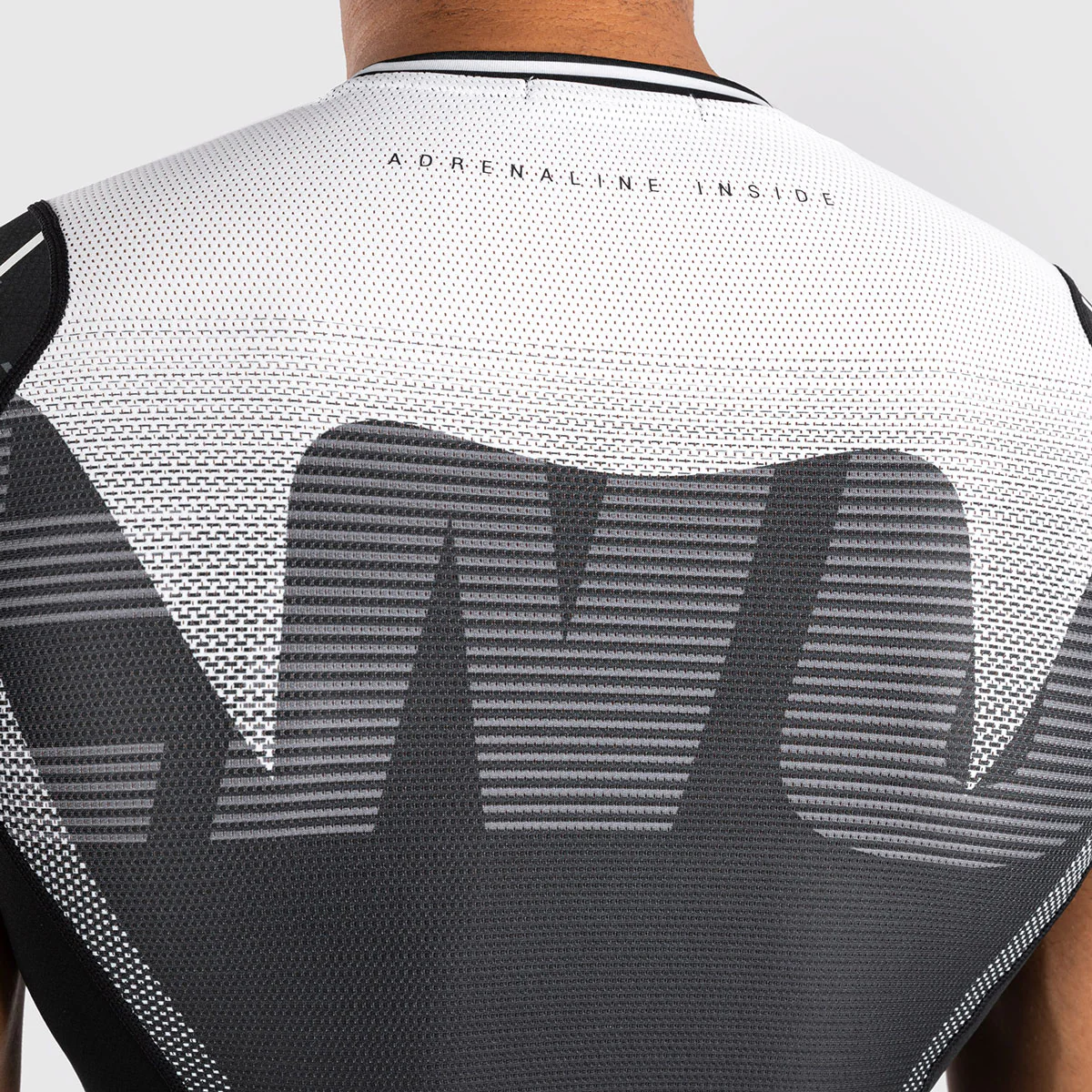 Rashguard Venum Adrenaline krótki rękaw czarno-szary  - Image 6