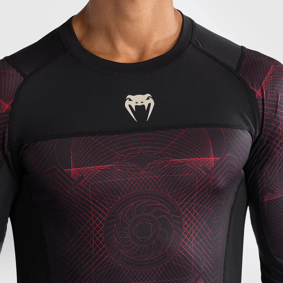 Rashguard Venum G-Fit Air długi rękaw Czarny-czerwony  - Image 3