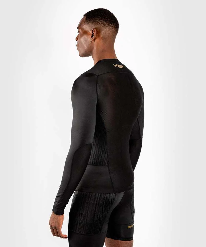Rashguard Venum G-Fit Czarny-złoty długi rękaw  - Image 5