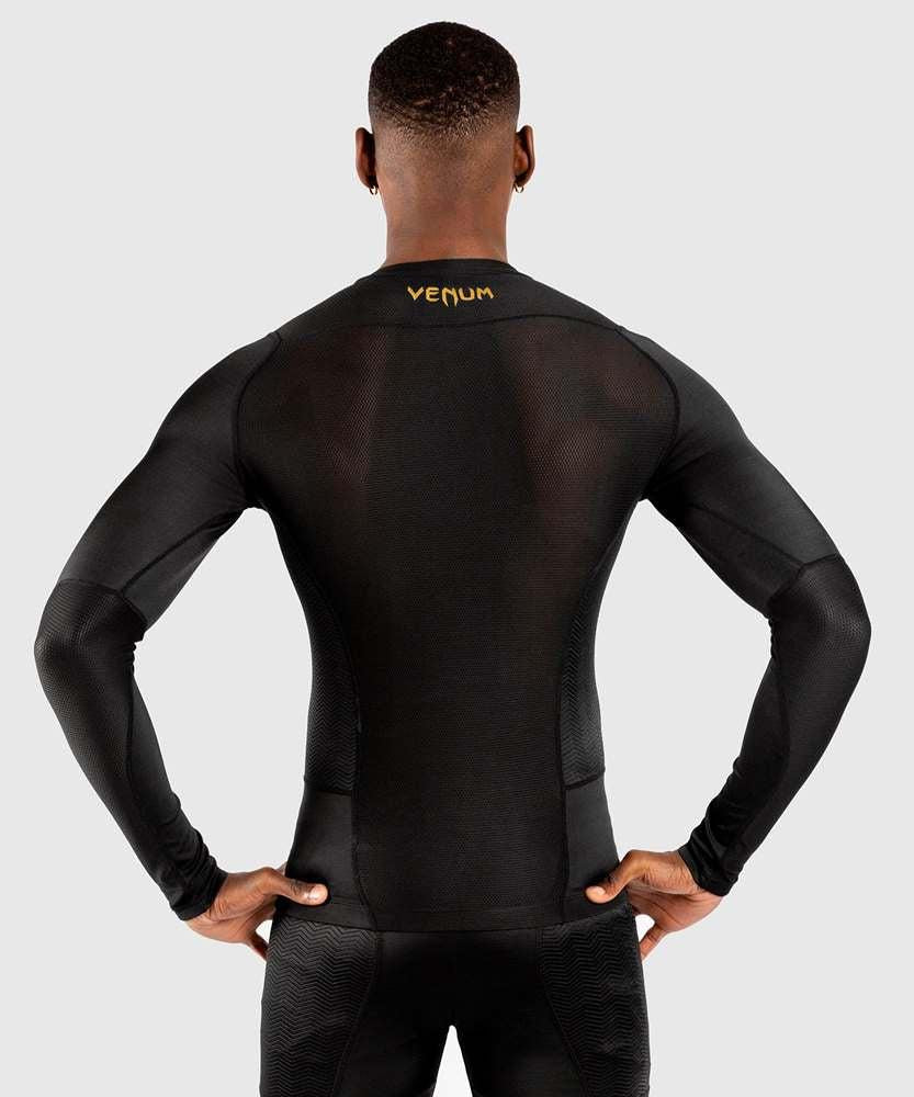 Rashguard Venum G-Fit Czarny-złoty długi rękaw  - Image 6