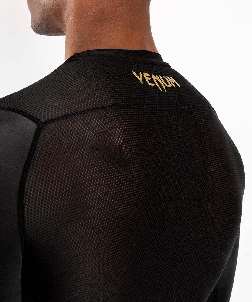 Rashguard Venum G-Fit Czarny-złoty długi rękaw  - Image 7
