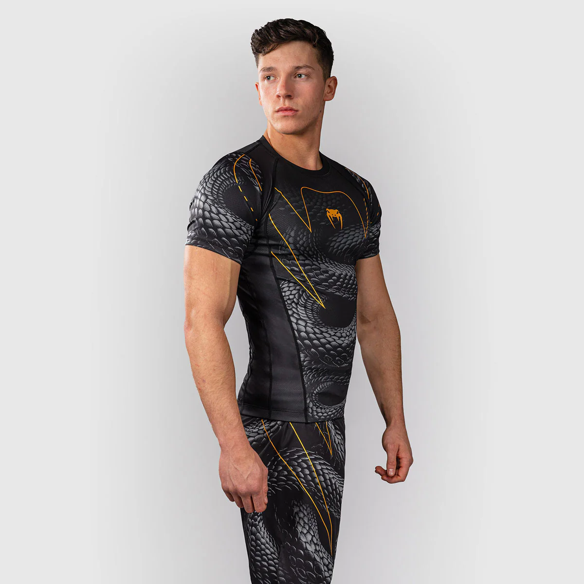Rashguard Venum Matupa krótki rękaw Czarny-szary  - Image 2
