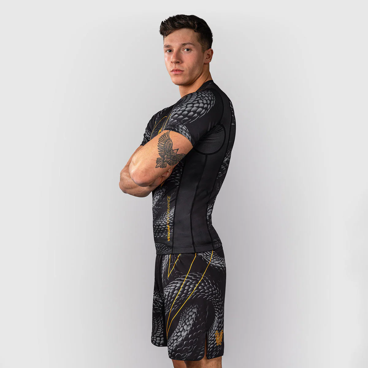 Rashguard Venum Matupa krótki rękaw Czarny-szary  - Image 3