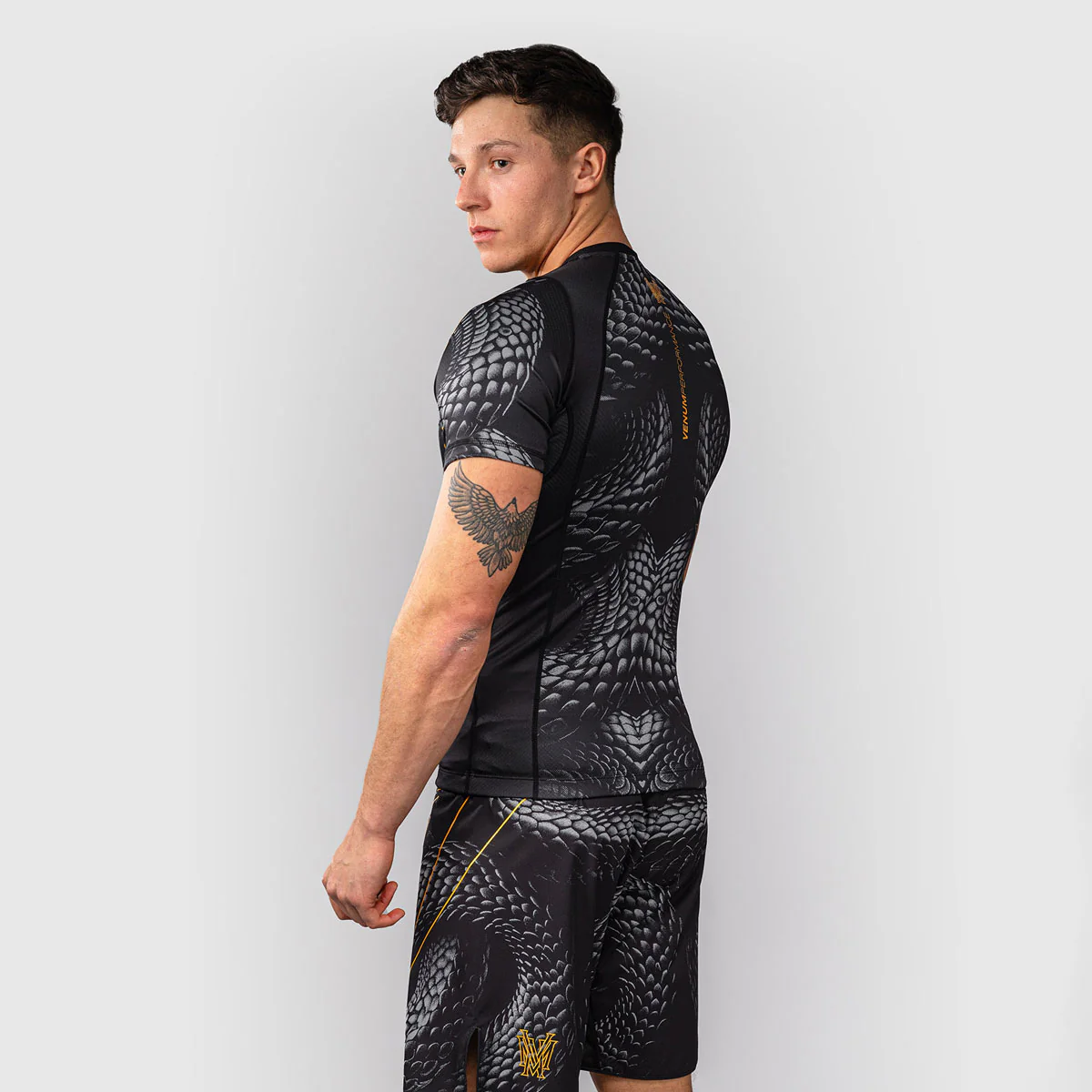 Rashguard Venum Matupa krótki rękaw Czarny-szary  - Image 4