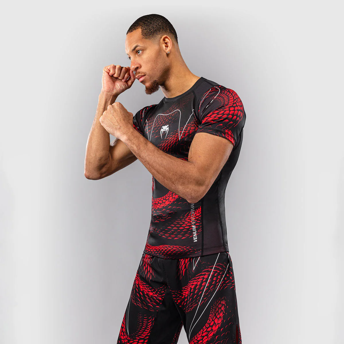 Rashguard Venum Matupa krótki rękaw Czarny-czerwony  - Image 3