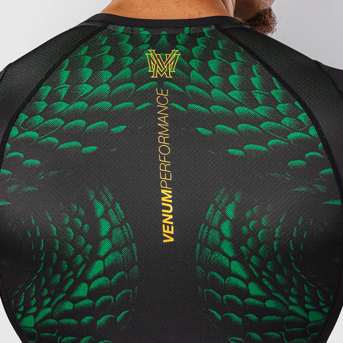 Rashguard Venum Matupa krótki rękaw czarno-zielony  - Image 5