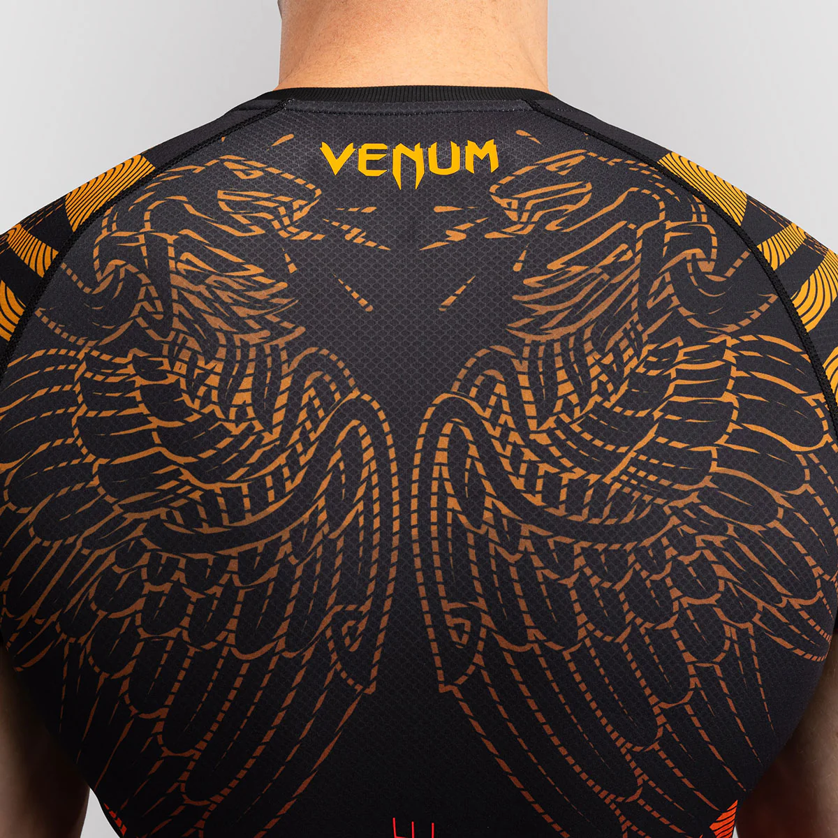 Rashguard Venum Quetzal Fury krótki rękaw Czarny-czerwony  - Image 5