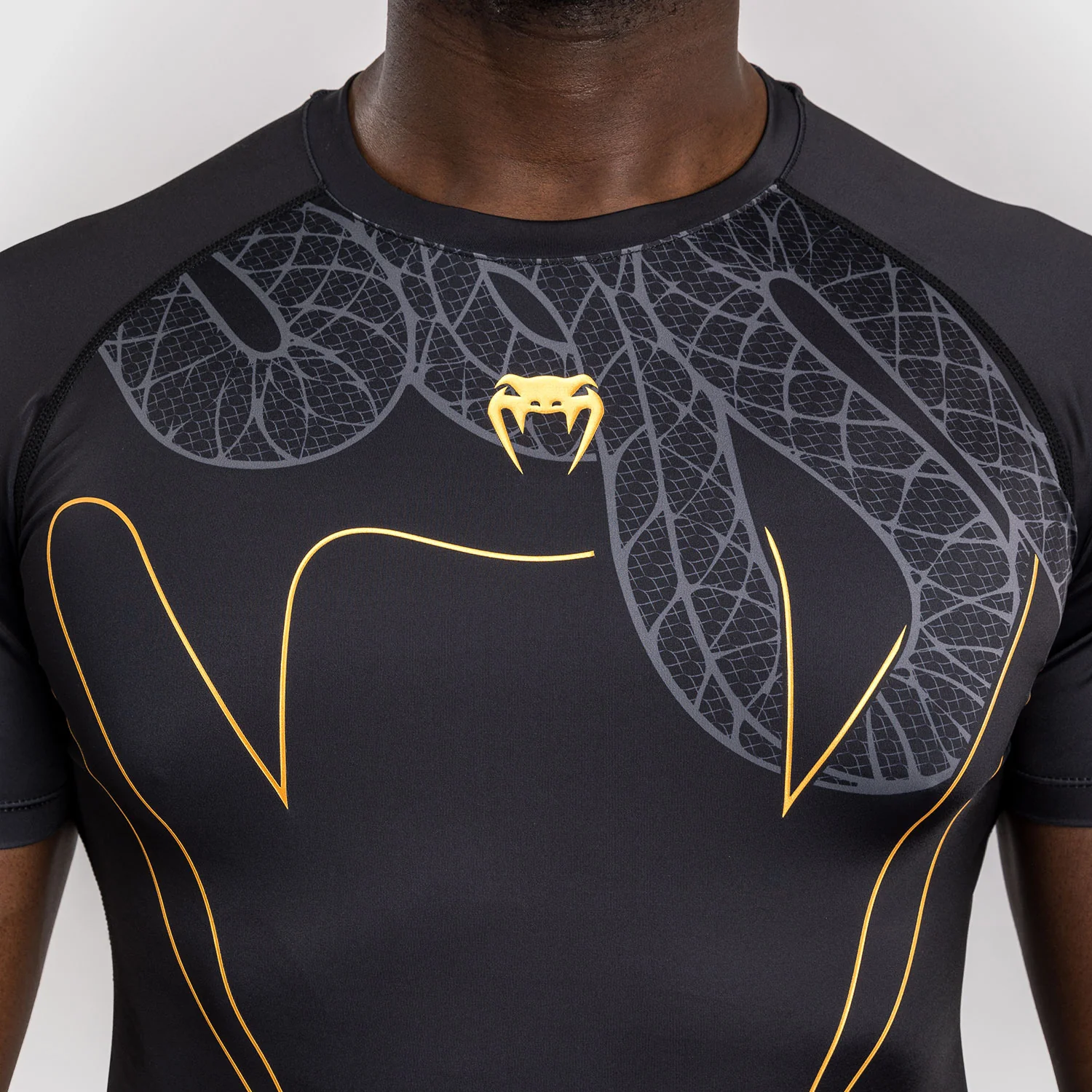 Rashguard Venum Serpenti krótki rękaw Czarny  - Image 5
