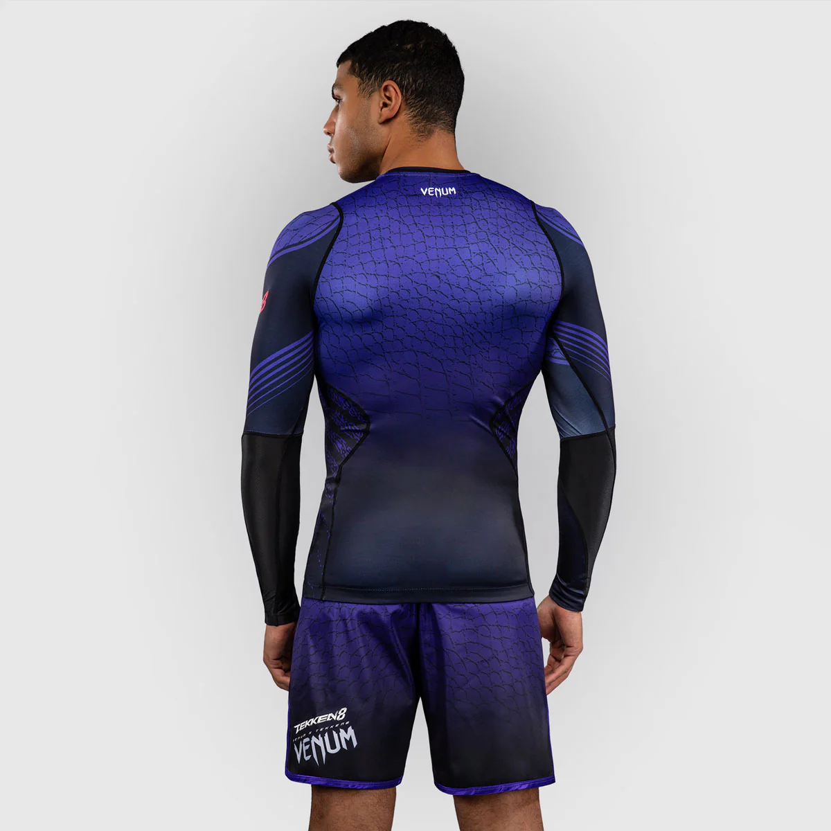 Rashguard Venum Tekken 8 Kazuya długi rękaw czarno-fioletowy  - Image 4
