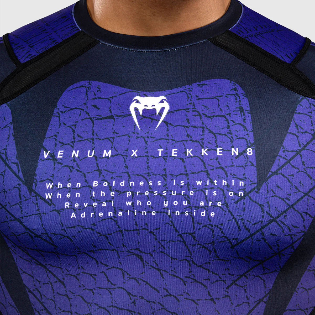 Rashguard Venum Tekken 8 Kazuya długi rękaw czarno-fioletowy  - Image 5