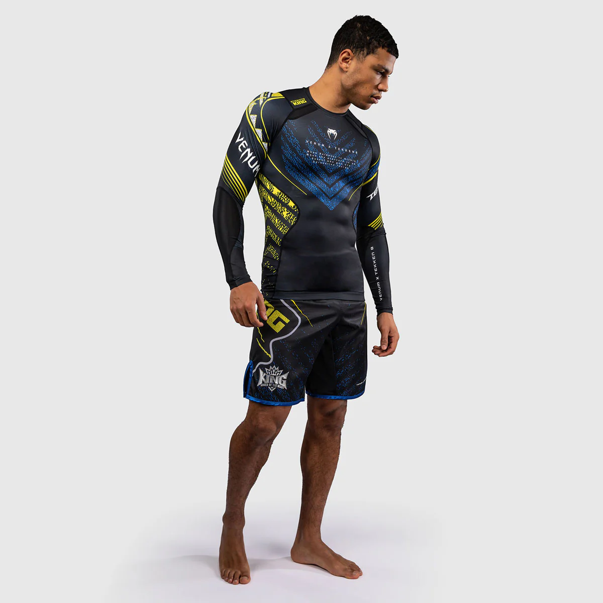 Rashguard Venum Tekken 8 King długi rękaw czarno-żółty  - Image 4