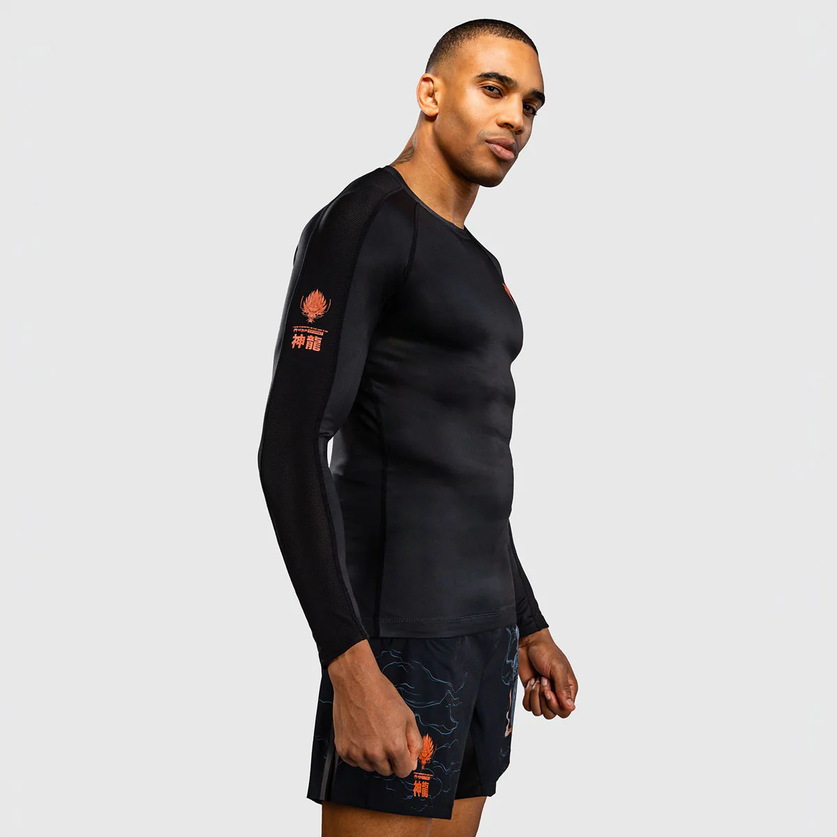 Rashguard Venum Thunder Dragon długie rękawy Czarny  - Image 4