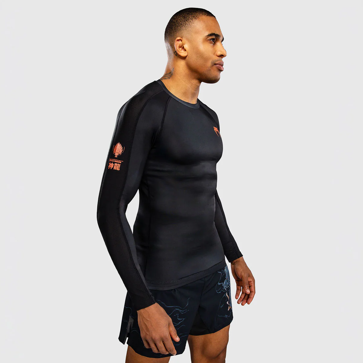 Rashguard Venum Thunder Dragon długie rękawy Czarny  - Image 5