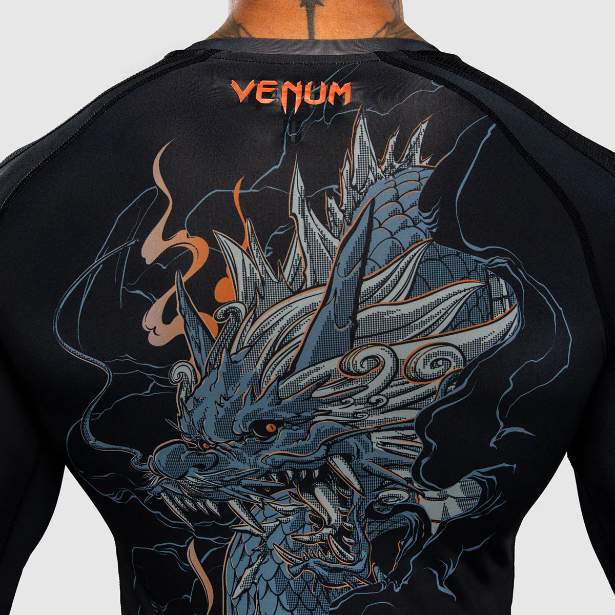 Rashguard Venum Thunder Dragon długie rękawy Czarny  - Image 8
