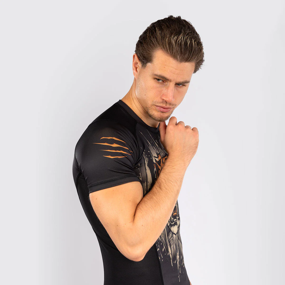 Rashguard Venum Tiger krótki rękaw Czarny  - Image 4