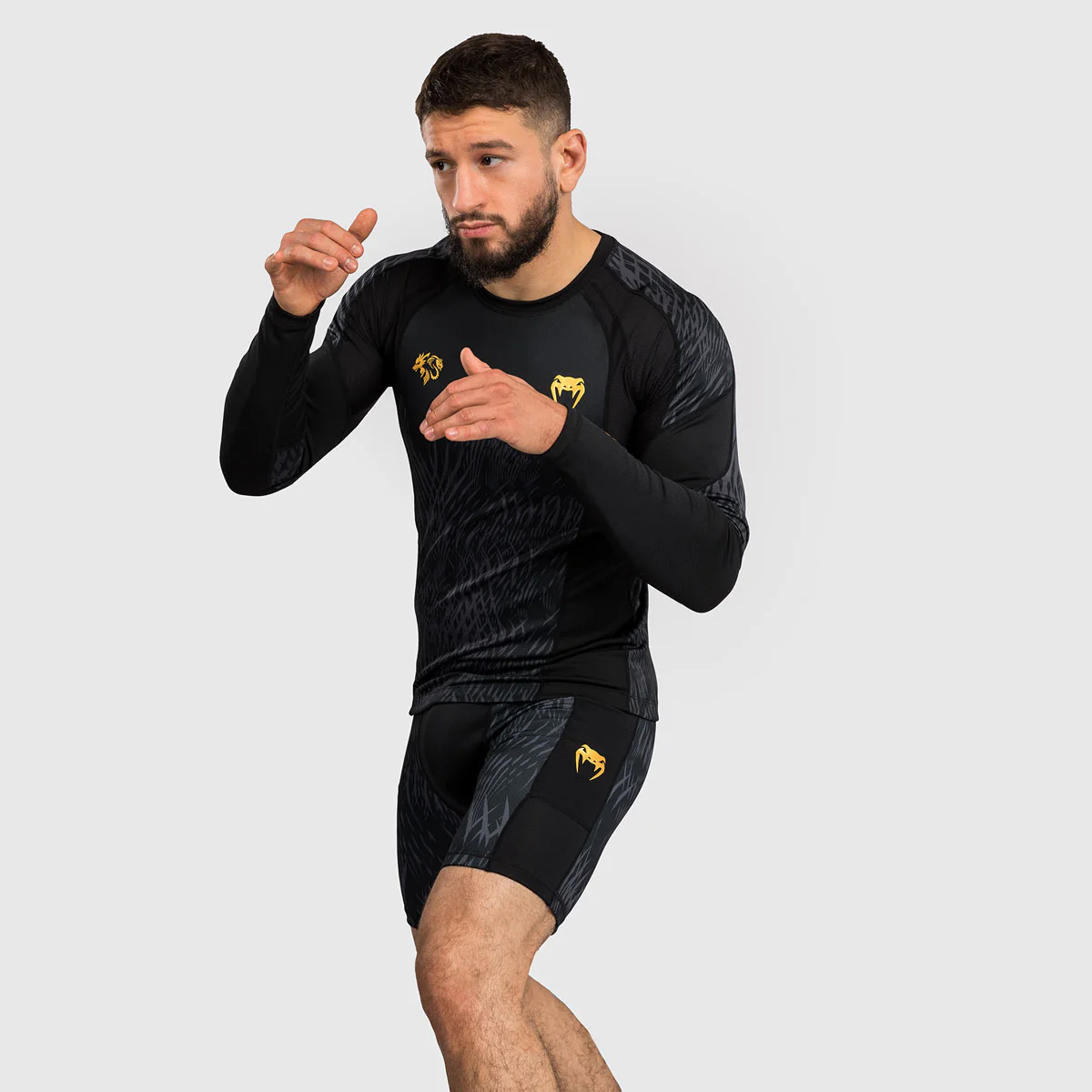 Rashguard Venum x Chimaev Wild Borz długi rękaw Czarny  - Image 4