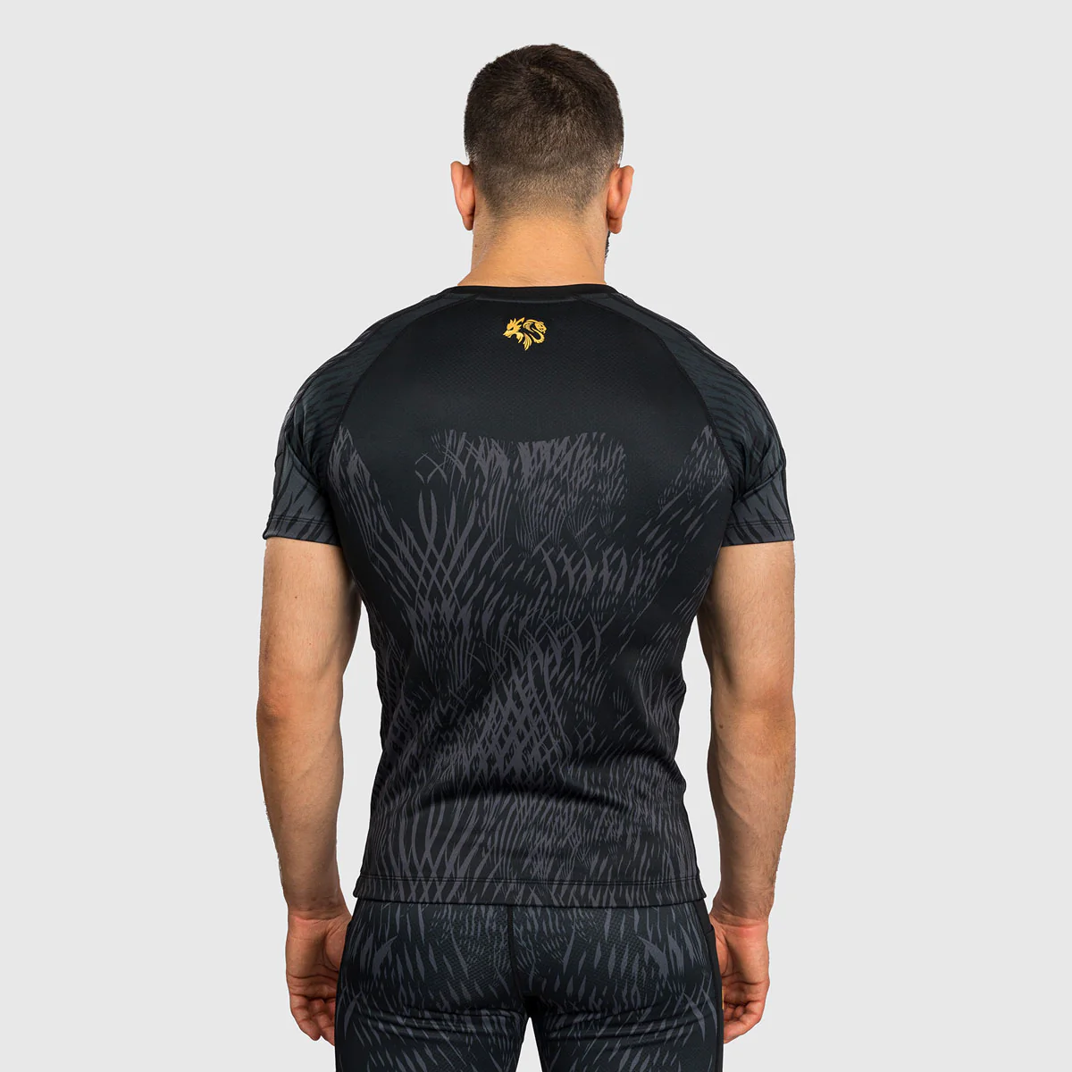 Rashguard Venum x Chimaev Wild Borz krótki rękaw Czarny  - Image 3